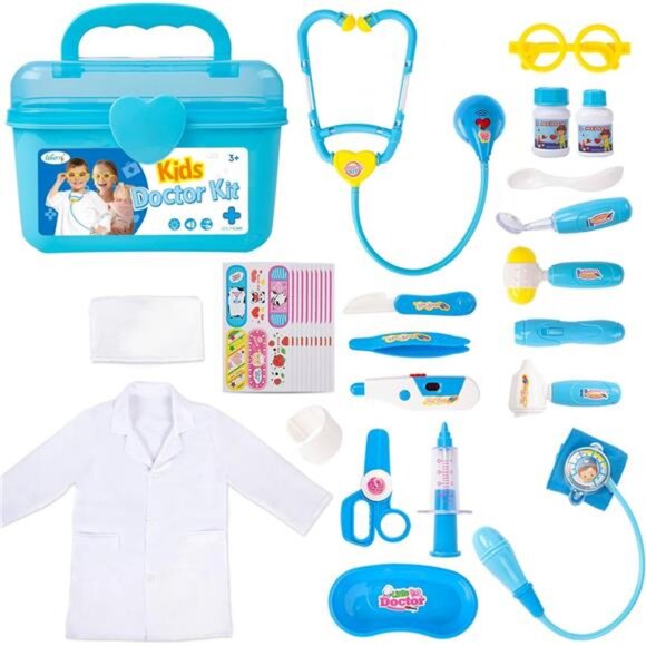 Liberry Doctor Kit for Toddlers 3 4 5 Years Old, Kids Doctor Play Set for Girls - Picture 1 of 7